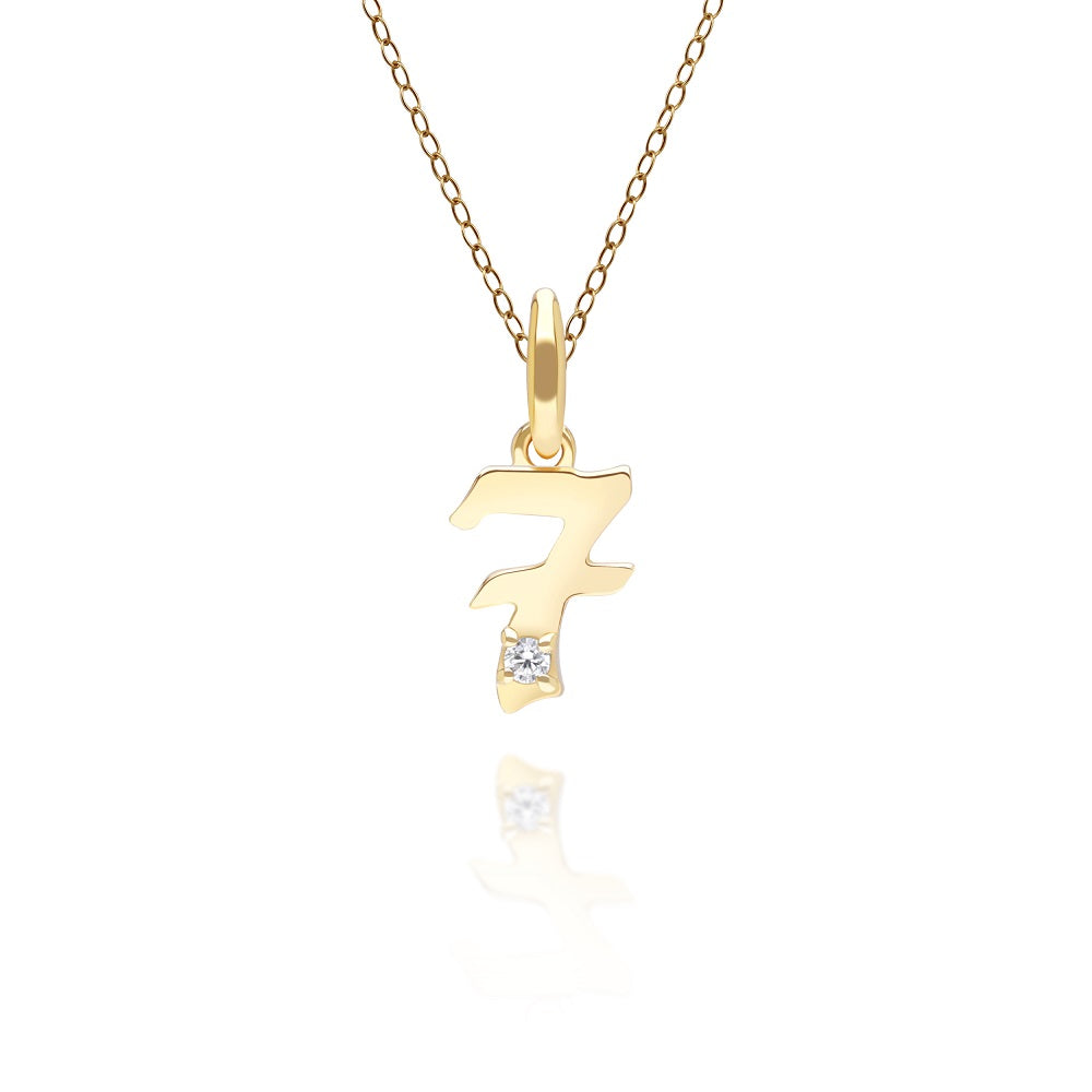 135P2153-01-9K-Gold-Lucky-Number-7-Pendant-with-Diamond