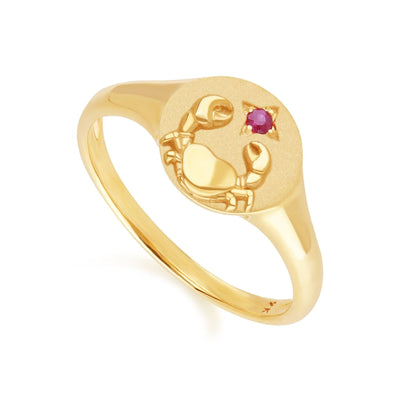 135R2085-01-9K-Ruby-Cancer-Zodiac-Signet-Ring