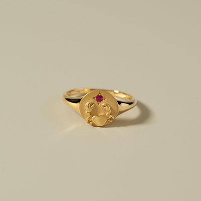 135R2085-01-9K-Ruby-Cancer-Zodiac-Signet-Ring