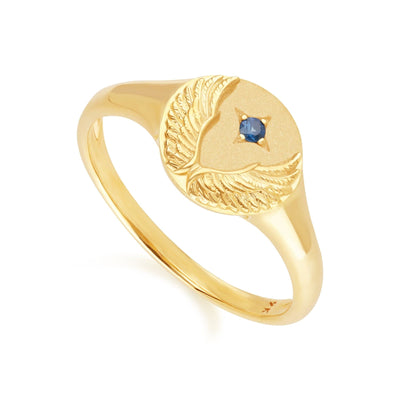 135R2086-01-9K-Blue-Sapphire-Virgo-Zodiac-Signet-Ring