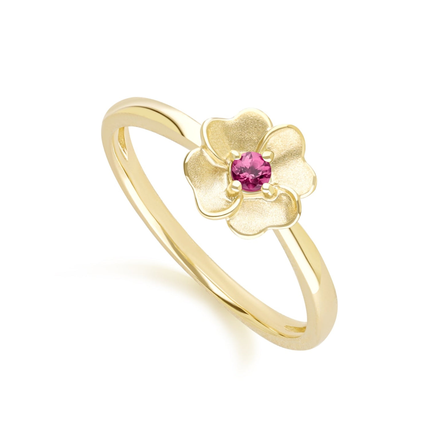 9K-Yellow-Gold-Pink-Tourmaline-Bloom-Floral-Ring