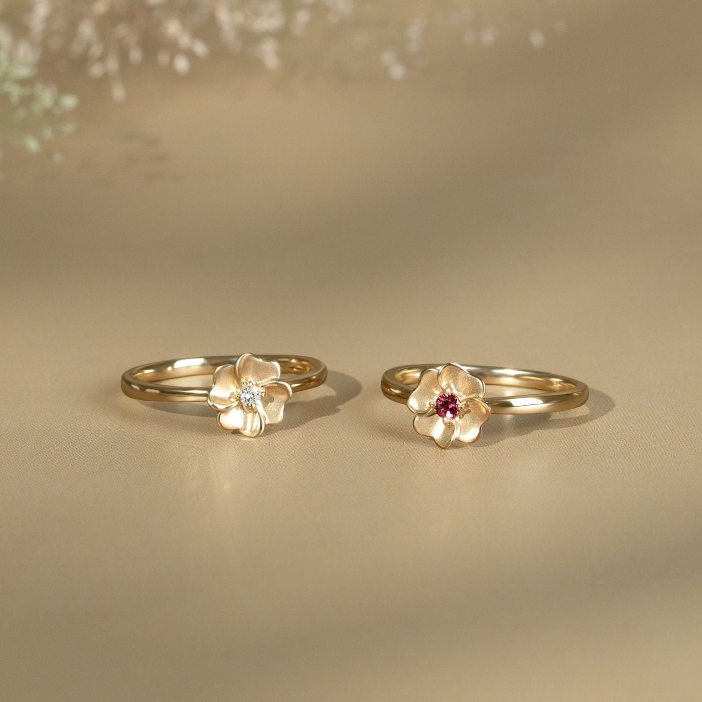 9K-Yellow-Gold-Pink-Tourmaline-Bloom-Floral-Ring
