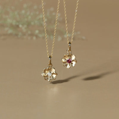 9K-Gold-Natural-Diamond-Bloom-Floral-Pendant