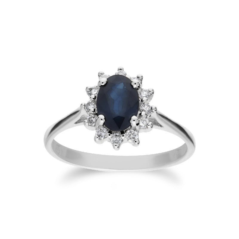 9K Blue Sapphire Ring