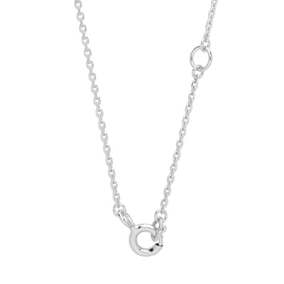 925 Sterling Silver Rhodium Plated Angle Diamond Cut Cable Chain