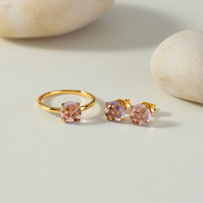 253E3918-02-925-Sterling-silver-pink-amethyst-clover-earrings