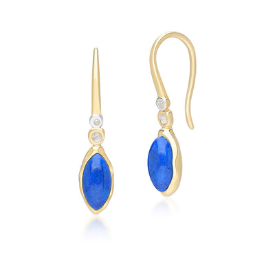 253E4186-01_925-Sterling-silver-marquoise-lapis-lazuli-drop-earrings