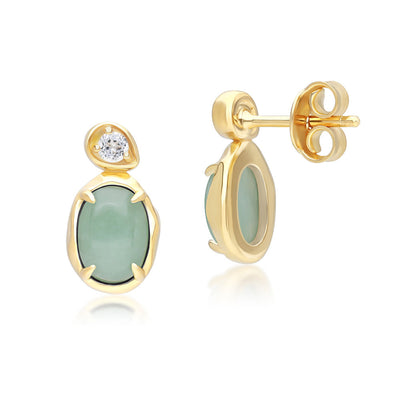 253E4188-02_925-Sterling-silver-oval-green-jade-stud-earrings