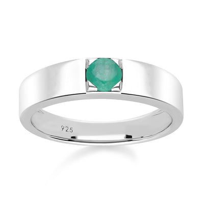 253R7144-06-Silver-Emerald-Single-Stone-Ring